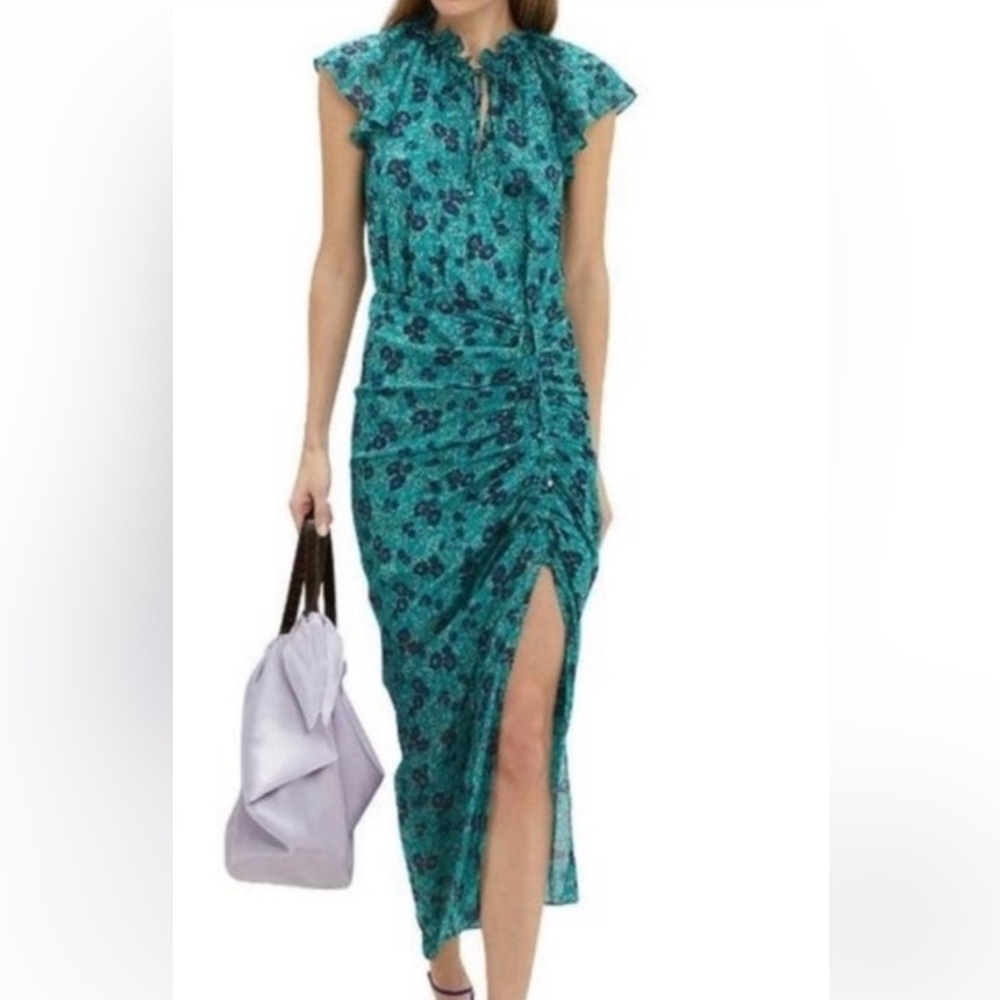 VERONICA BEARD Turqoise Multi
Brynlee Silk Dress Sz 2